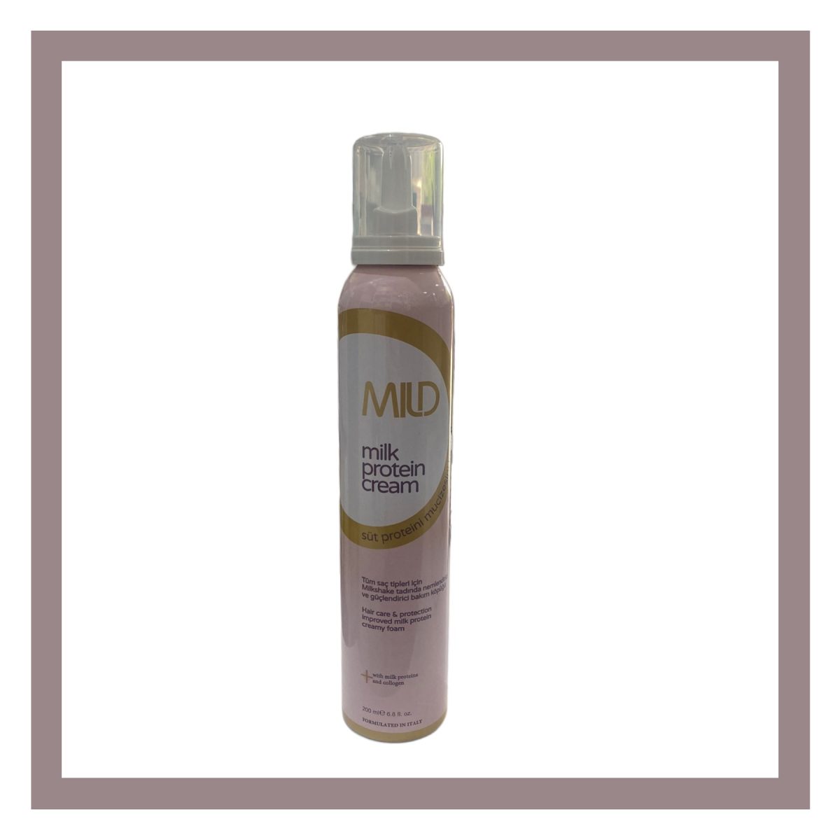 Mild Süt Proteinli Saç Bakım Köpüğü 200 ml Milk Protein Cream - Görsel 2