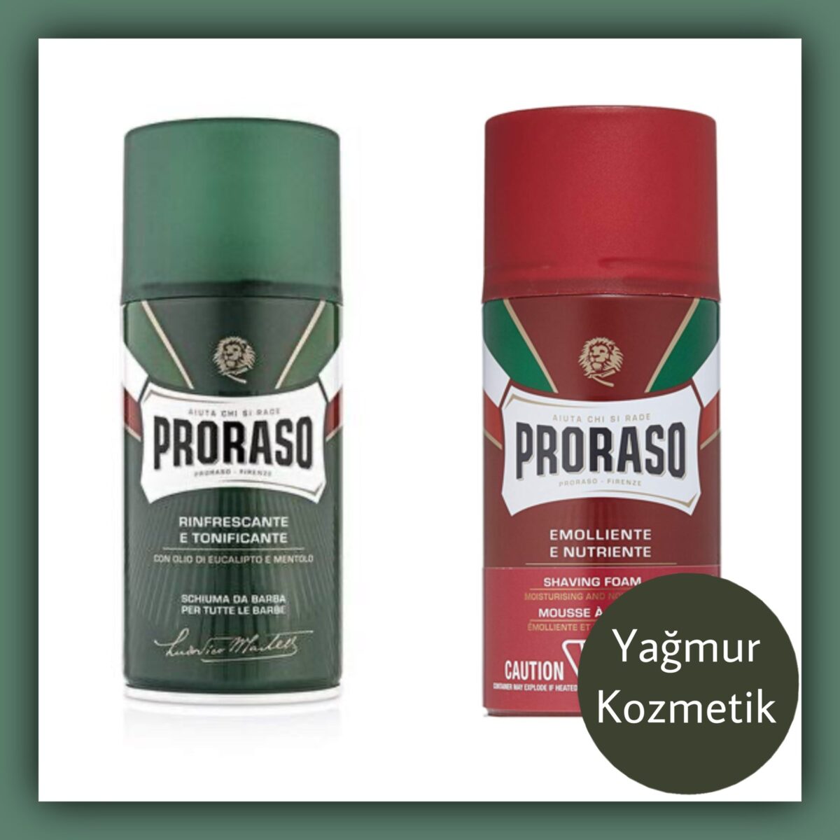 Proraso Tıraş Köpüğü Okaliptüs Yağı & Sandal Ağacı ve Shea Butter