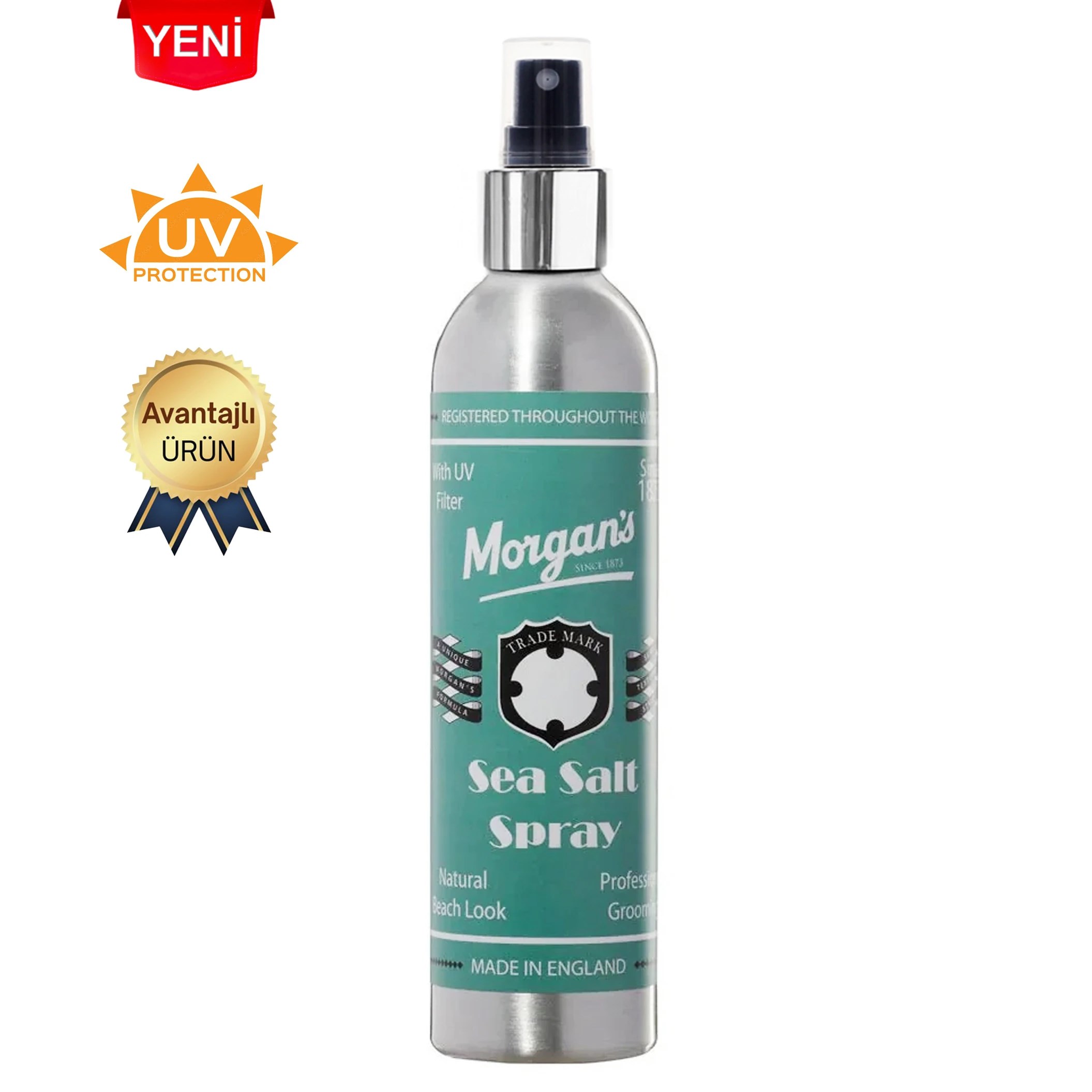 584525a0349247ceae2502f1e63aeaaa.jpg Morgan's Pomade Sea Salt Spray - Deniz Tuzu Spreyi 300 ml - Görsel 1