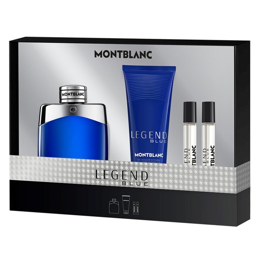 7670c4dddac14622912a3cf5acee334e.jpg Montblanc Legend Blue 100ml Xmas25 Set - Görsel 1