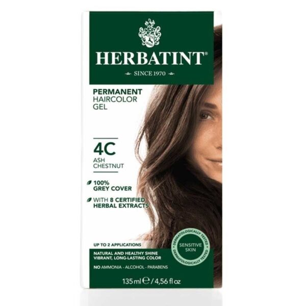 Herbatint 4C Ash Chestnut - Kül Kestane Saç Boyası 150ml