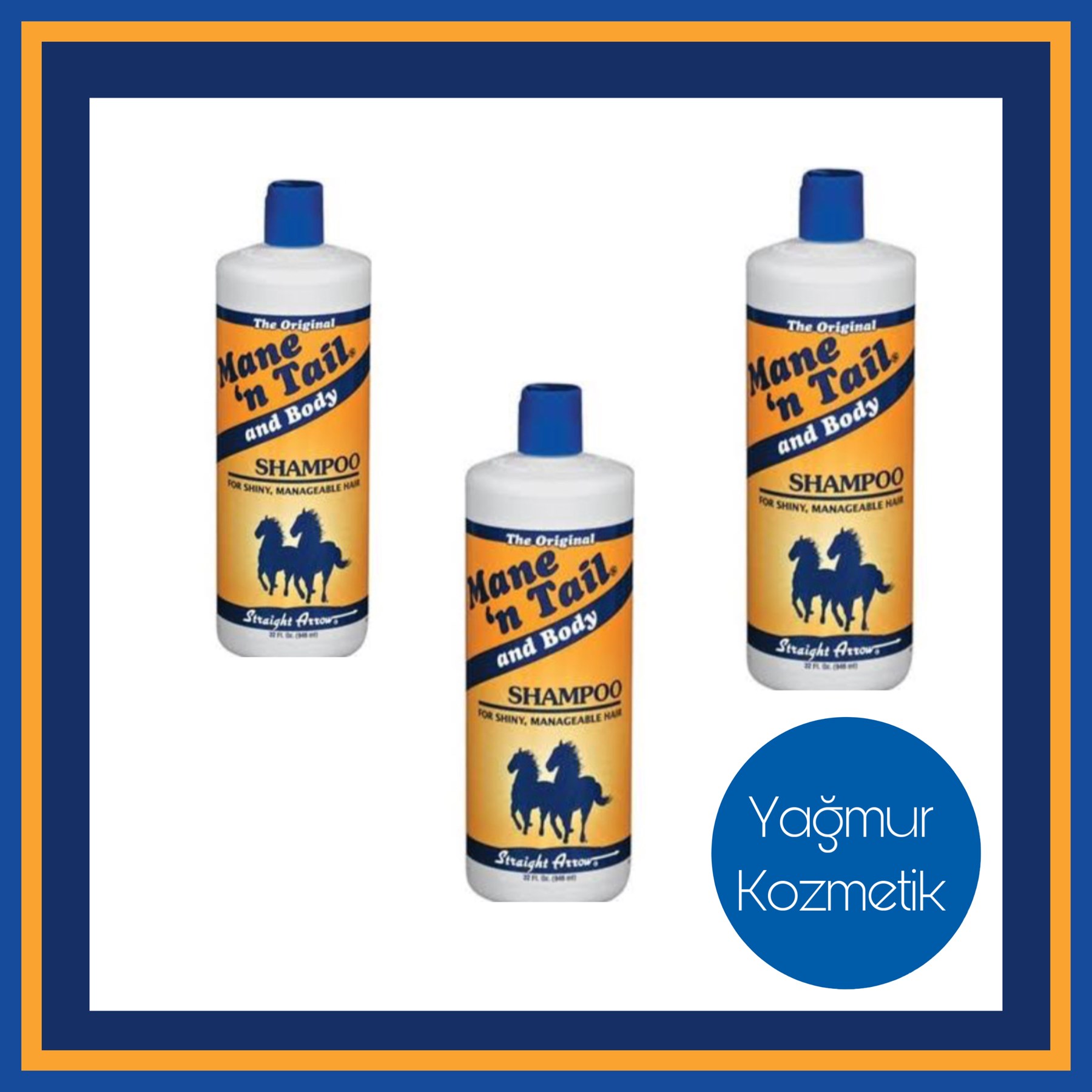 b1f46bb1019a4a88b6f07f9f2569ca3e.jpg Mane'n Tail For Shiny Shampoo 355x355x355XML 3lü set - Görsel 1