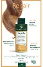 Herbatint Repair Shampoo 260 ml - Görsel 2