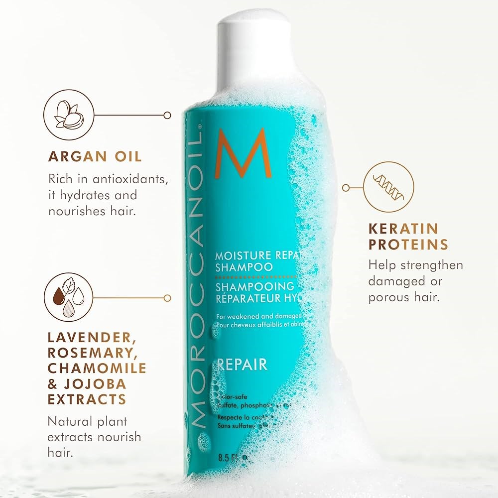 ef2d89076fe24f4795ca446f166f306d.jpg Moroccanoil Moisture Repair Şampuan 250 ml - Görsel 1